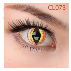 Lentes de contacto Fantasía Anime Cosplay Ojo De Gato Amarillo/Rojo CL173 en internet