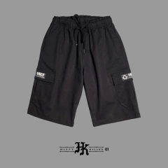 Bermuda Cargo Fina Full Negra