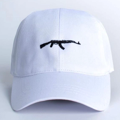 Gorra Curva TD Ak- 47 Blanca - comprar online