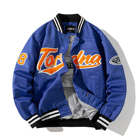CAMPERA VARSITY JACKET UNIVERSITARIA TORDNA AZUL