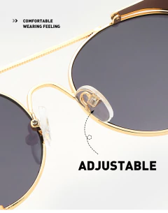 Anteojos Redondos Retro Gotico Steampunk Metalico - comprar online