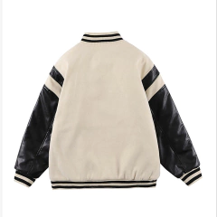 CAMPERA VARSITY JACKET UNIVERSITARIA ALONE BLANCO en internet