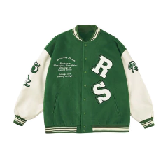CAMPERA VARSITY JACKET UNIVERSITARIA PENTHOUSE VERDE
