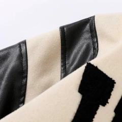 Imagen de CAMPERA VARSITY JACKET UNIVERSITARIA ALONE BLANCO