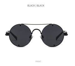 Anteojos Redondos Lennon Metal Retro Vintage Steampunk - KITCH TECH