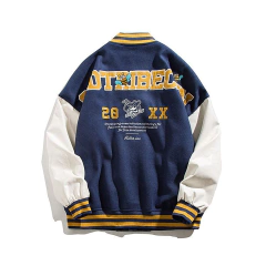 CAMPERA VARSITY JACKET UNIVERSITARIA KILLER BEE AZUL - comprar online