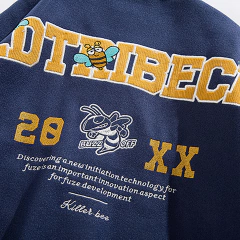 CAMPERA VARSITY JACKET UNIVERSITARIA KILLER BEE AZUL en internet