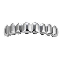 Grillz Parrilla Dientes Plateado 8x8 Trap - comprar online