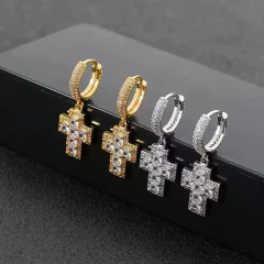 Aros Plata 925 Redondo A Rosca Símil Zircón Diamante N39 - KITCH TECH