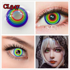 Lente de contacto fantasia cosplay anime Arcoiris CL347 - tienda online