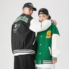 CAMPERA VARSITY JACKET UNIVERSITARIA KILLER BEE VERDE en internet