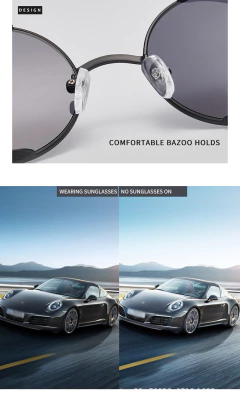 Imagen de Anteojos de sol Redondo Metalico Gotico Steampunk Vintage