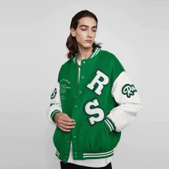 CAMPERA VARSITY JACKET UNIVERSITARIA PENTHOUSE VERDE - buy online