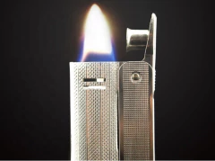 Encendedor Plateado Carusita Imco Streamline 6800 Retro Vintage - KITCH TECH