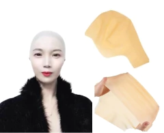 Kit Pelada Goma Latex Peluca Pelado Disfraz + Pegamento on internet