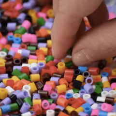 Bolsa Hama Bead 5mm Midi X900u 50 Colores! Imp! + 1 Base Redonda