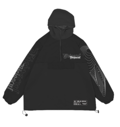Anorak Hard Disk Negro