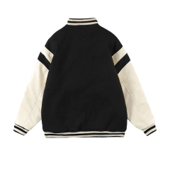 CAMPERA VARSITY JACKET UNIVERSITARIA ALONE NEGRO - comprar online