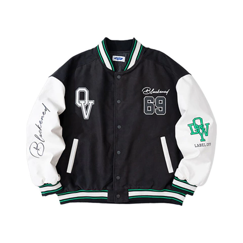 CAMPERA VARSITY JACKET UNIVERSITARIA BLACK69 NEGRO