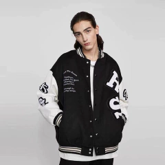 CAMPERA VARSITY JACKET UNIVERSITARIA PENTHOUSE NEGRO - comprar online