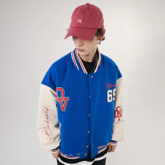 CAMPERA VARSITY JACKET UNIVERSITARIA BLACK69 AZUL - KITCH TECH