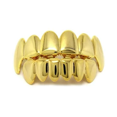 Grillz Dorados 6x6 Colmillos Superior Trap - comprar online