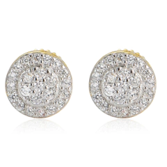 Aros Plata 925 Baño Oro 14k Grande Rosca Hip Hop Traphype 12 on internet