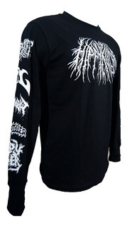 Remera Hippy Killer manga larga estampada - comprar online