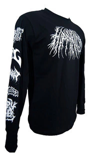 Remera Hippy Killer manga larga estampada - comprar online