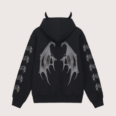 Campera Zip Hoodie Demon