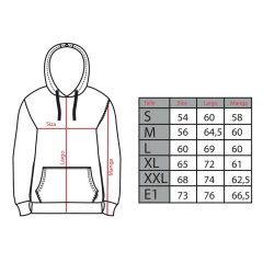 Buzo Hoodie Oversize Galaxy Batik - comprar online