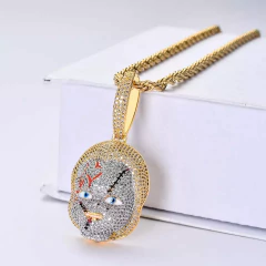 Cadena C/ Dije C/ Strass Chucky - KITCH TECH