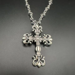 DIje Con Cadena Cruz Chrome Hearts Mod 3 - tienda online