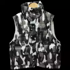 Chaleco Puffer Camuflado