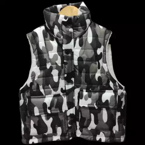 Chaleco Puffer Camuflado