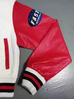Campera Crop Motomami Simil-Cuero Motor 66 en internet