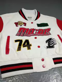 Campera Crop Motomami Simil-Cuero Motor 66 - KITCH TECH