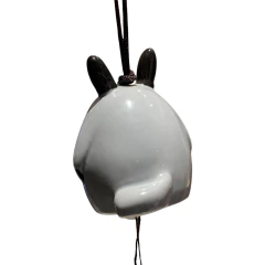 Colgante Totoro con Hoja Campana Ceramica en internet