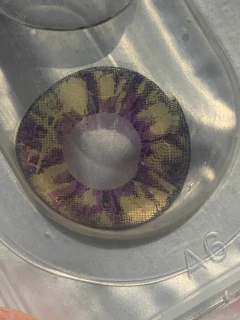 Imagen de Lentes de Contacto Fantasi Cosplay Star II Violeta Amarillo