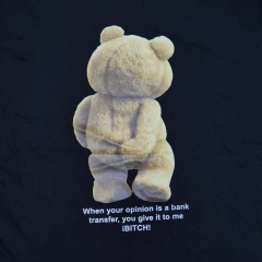 Remera Jersey Boxy Fit Ted Bitch - comprar online