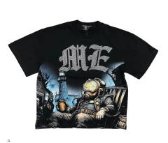 Remera Mixed Emotion Boxy Fit Strass Astronaut Rhinestone Tee 160 U$D - comprar online