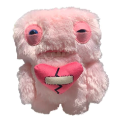 Peluche Fuggler Rosa Pastel C/Corazon