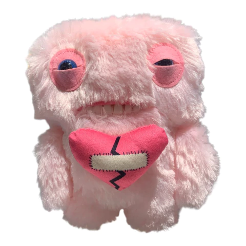 Peluche Fuggler Rosa Pastel C/Corazon