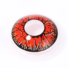 Lentes de contacto Fantasía Anime Cosplay Rojo Cracked CL218 - KITCH TECH