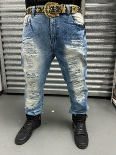 Pantalon Jean Dominican Chupin Importado Ripped Light South Pole - KITCH TECH