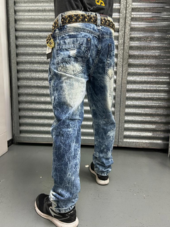 Pantalon Jean Dominican Chupin Importado Ripped Dark South Pole - tienda online
