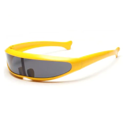 Anteojos Futuristas Dorado Y Plateado (quavo) Ciclope Nº85 - buy online