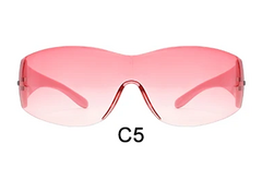 Anteojos de Sol Envolvente Curvo Aro Strass Y2K B009 - tienda online