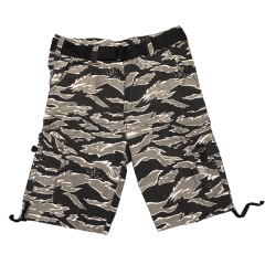 Bermuda short con Cinto Camuflada Gris - comprar online