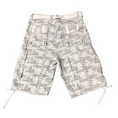 Bermuda short con Cinto Camuflada Gris Claro - comprar online